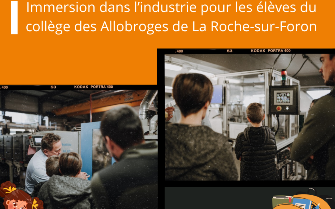 Immersion dans l’industrie pour les élèves du collège des Allobroges de La Roche-sur-Foron